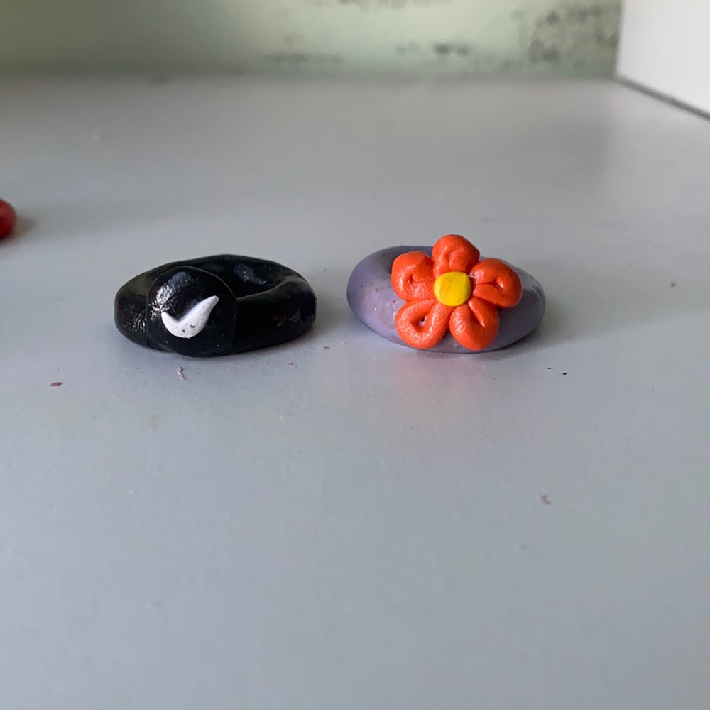 ✨Polymer Clay Rings✨ - Picture 3 of 3